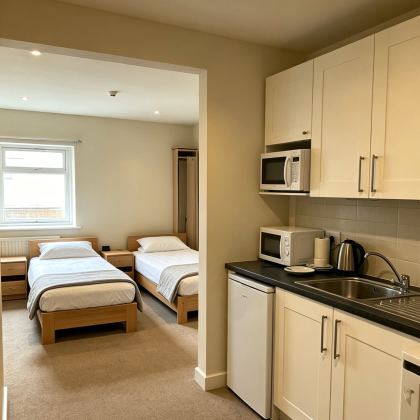 Twin Bed Self-Catering Studio